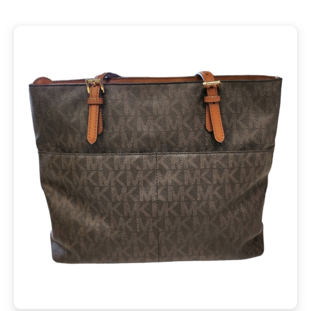 MICHAEL MICHAEL KORS VOYAGER MEDIUM LOGO TOTE BAG - Picture 2 of 13